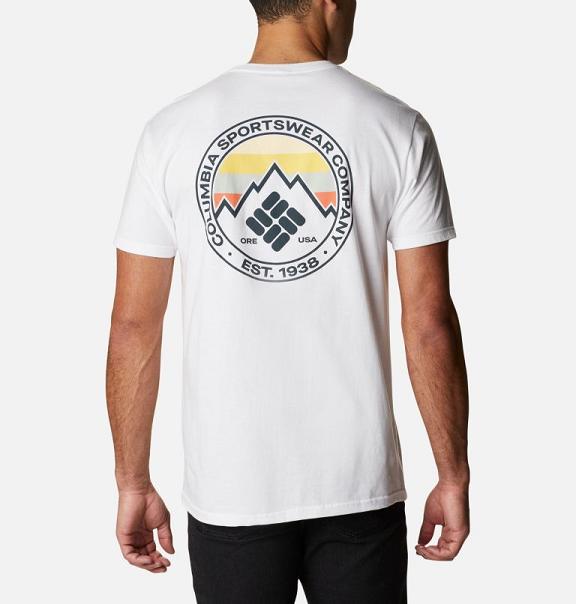 Columbia T-Shirt Herre PFG Hvide HVMP01786 Danmark